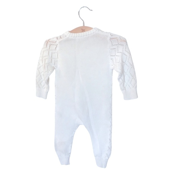 Knitted Baby Onesie With Buttons - Picture 8 of 10